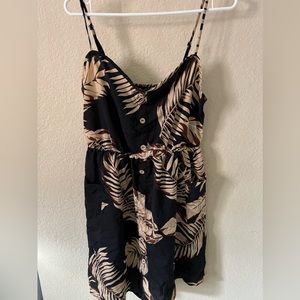Black and Brown button dress